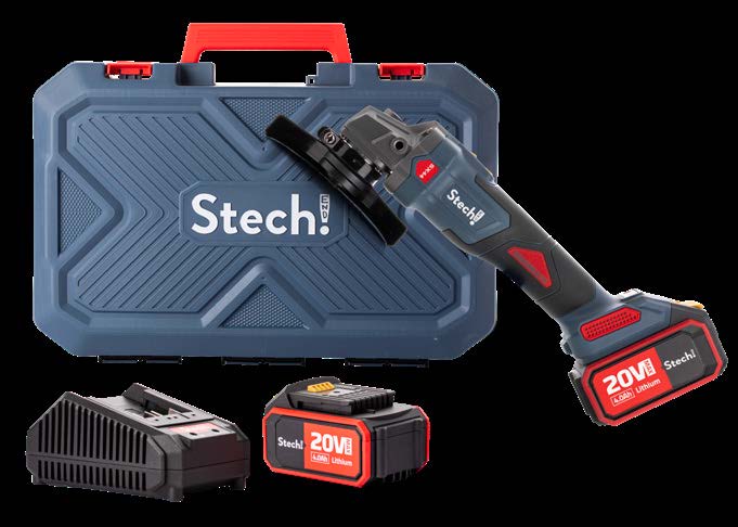 Stech End! SX44 — 20V Akülü Avuç Taşlama